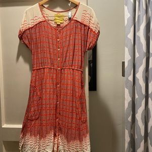 Maeve / Anthropologie Button Up dress